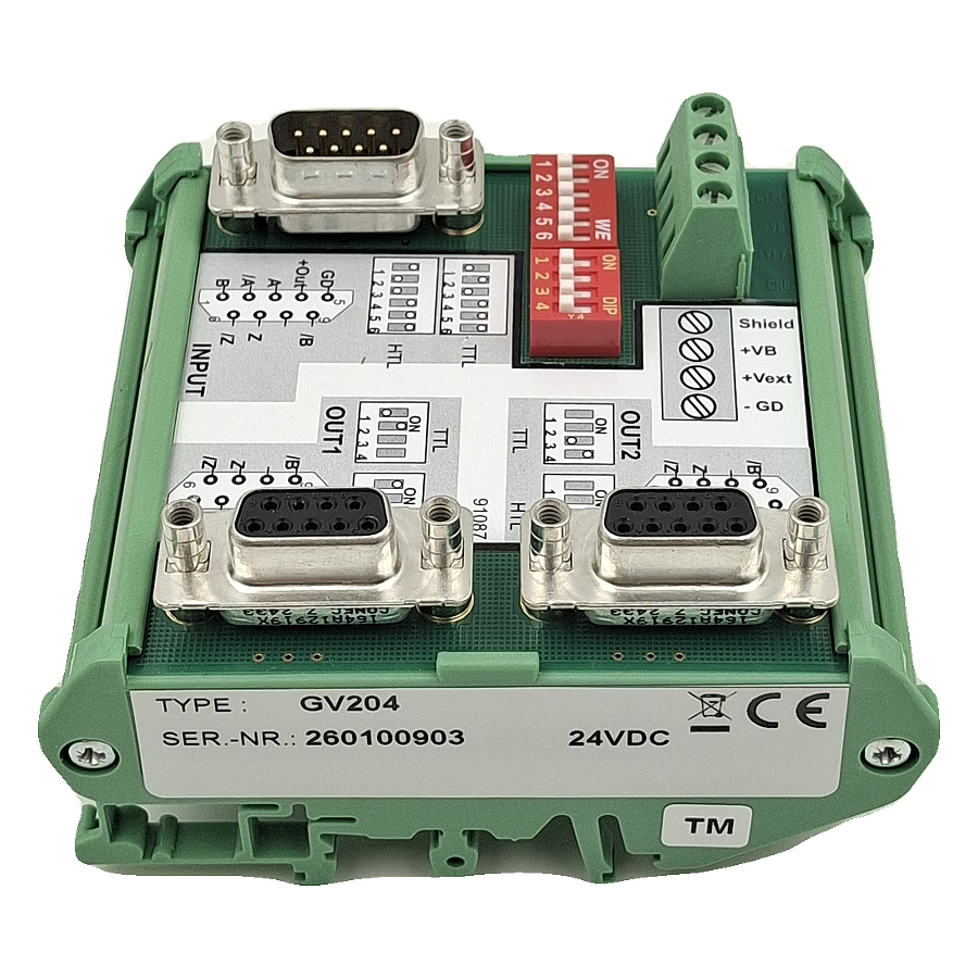 MOTRONA GV204 Sinyal Çoklayıcı (Splitter) TTL-HTL Dönüştürücü