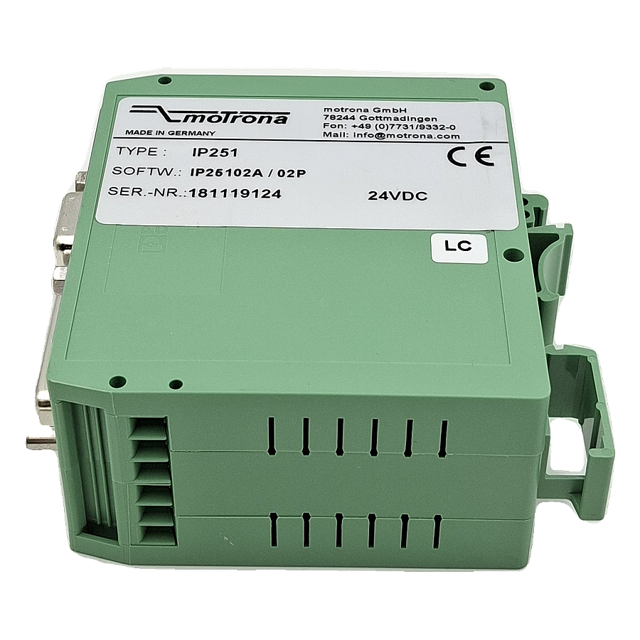 MOTRONA IP251 Sinyal Dönüştürücü SSI/RS232 - paralel absolute 25 bit Binary veya Gray kod dönüştürücü