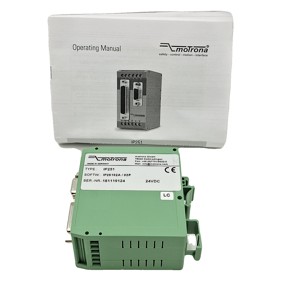 MOTRONA IP251 Sinyal Dönüştürücü SSI/RS232 - paralel absolute 25 bit Binary veya Gray kod dönüştürücü