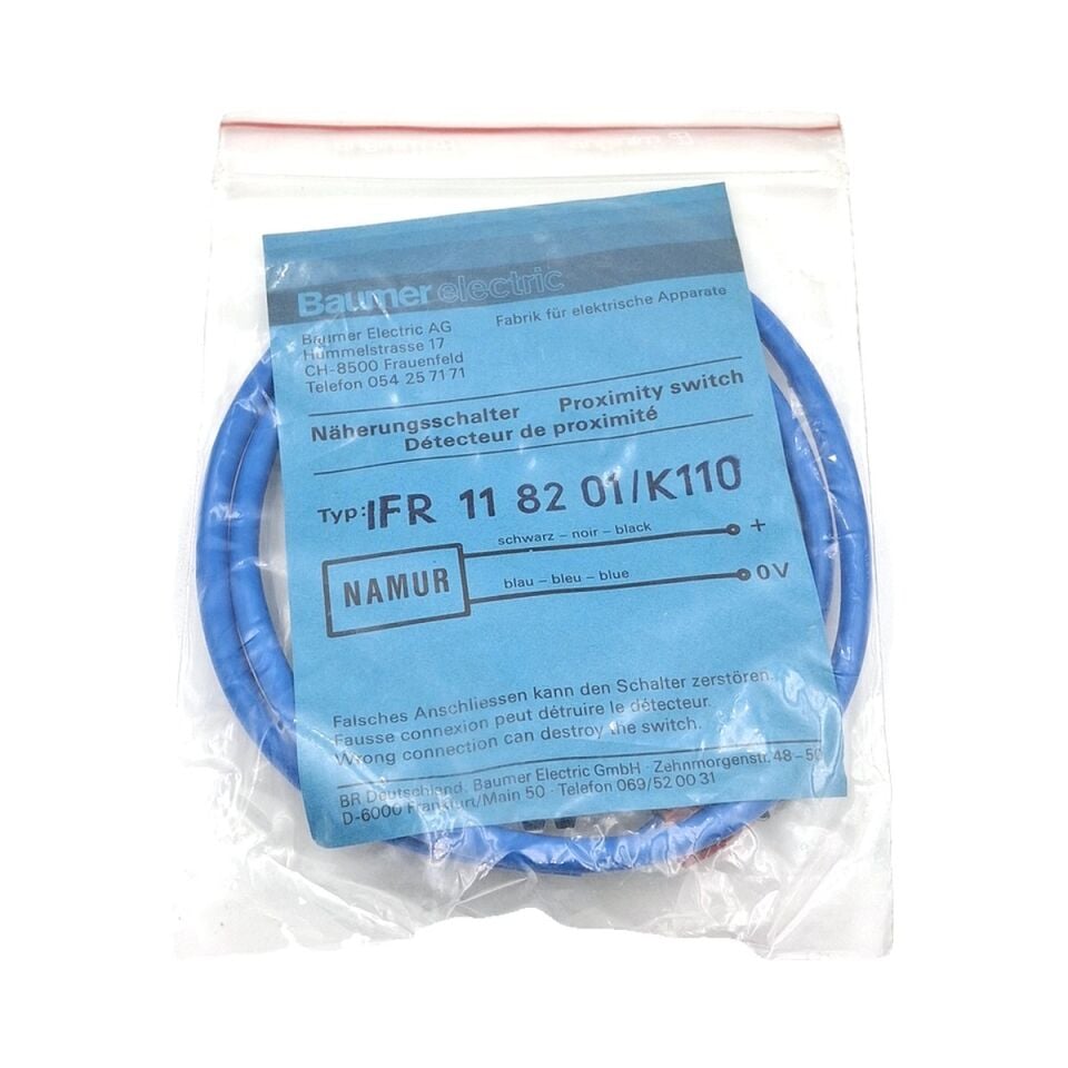 BAUMER IFR 11.82.01 K110 Endüktif Sensör
