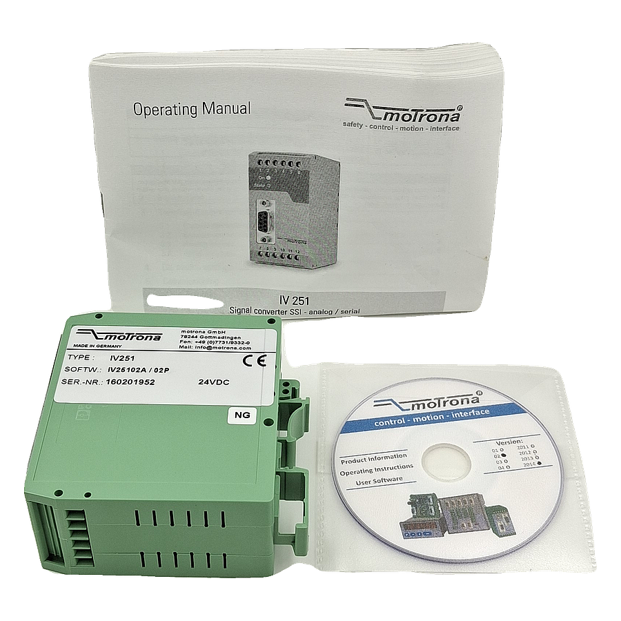 MOTRONA IV251 Sinyal Dönüştürücü SSI-analog dönüştürücü