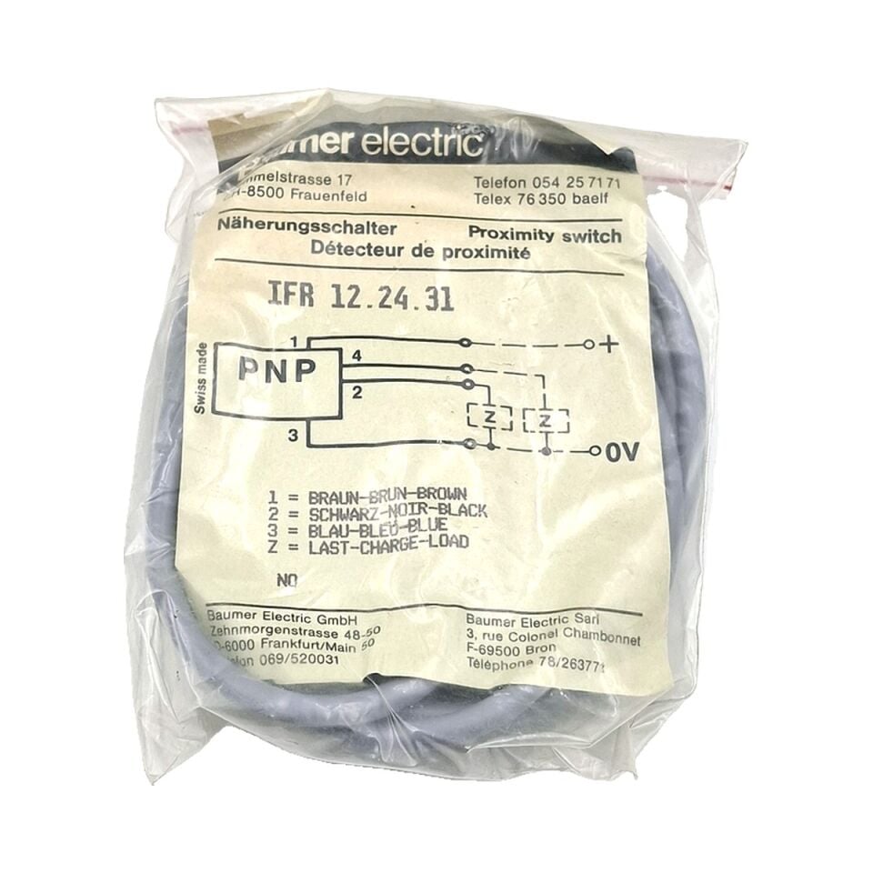 BAUMER IFR 12.24.31 M12 Endüktif Sensör