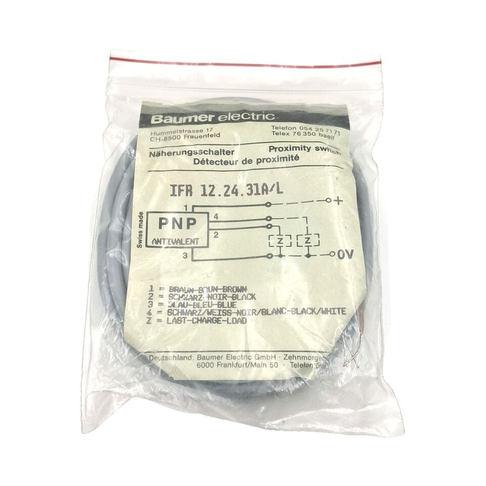BAUMER IFR 12.24.31A L M12 Endüktif Sensör
