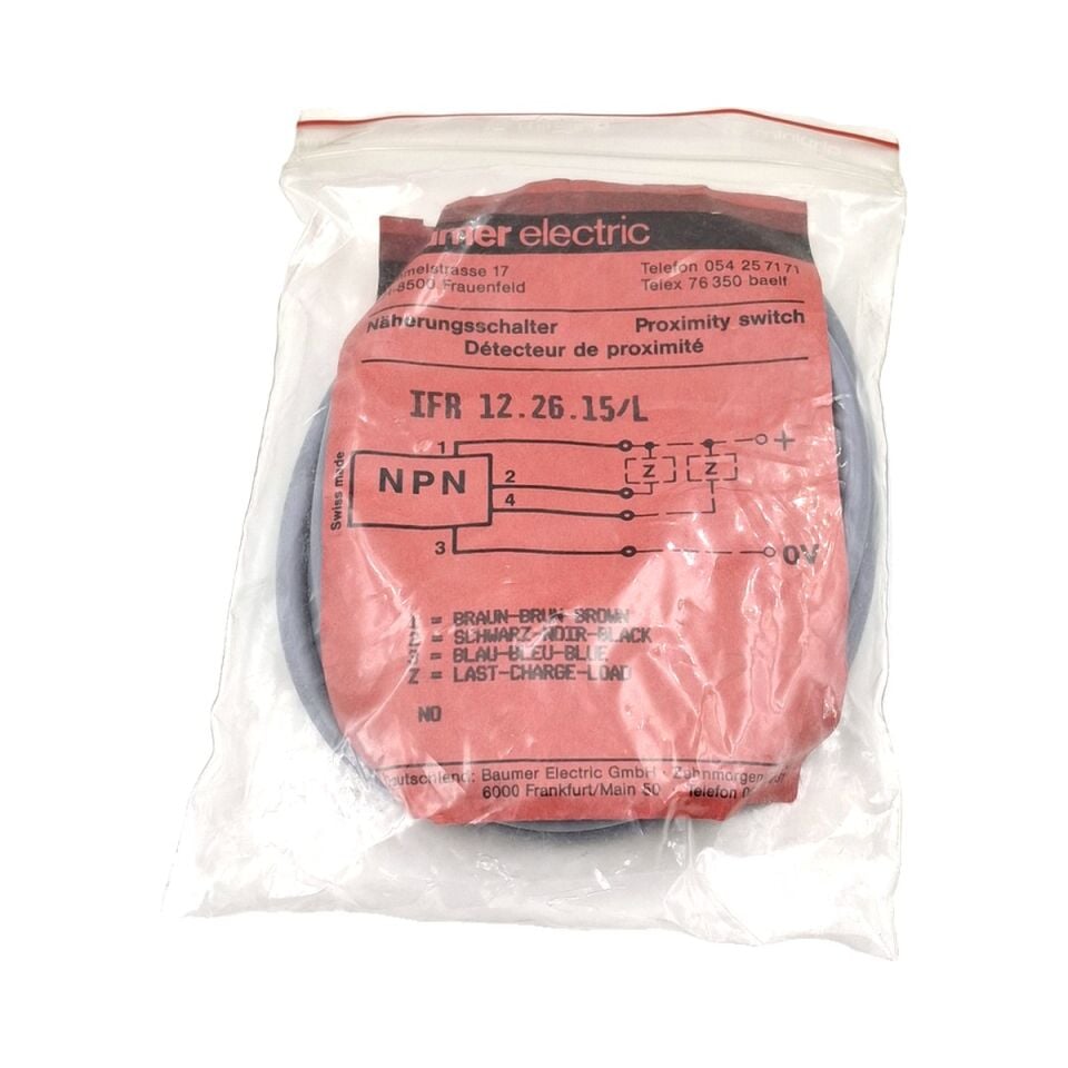 BAUMER IFR 12.26.15 L M12 Endüktif Sensör