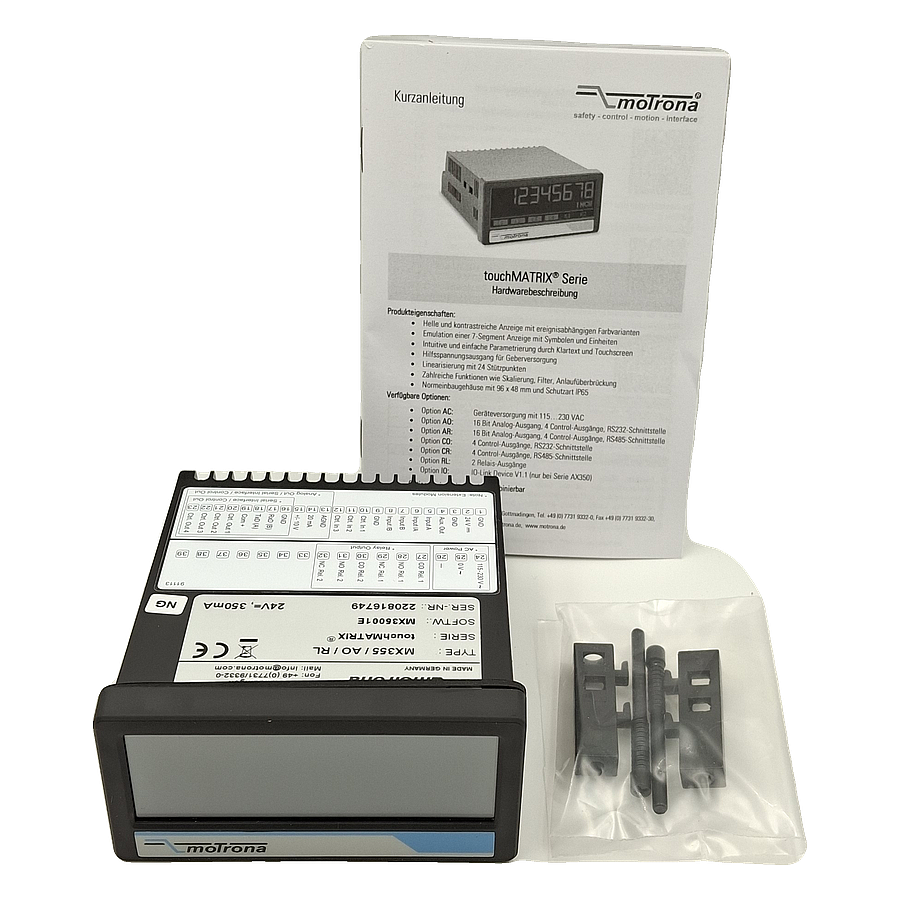 MOTRONA MX355/AO/RL Dijital Gösterge / Sayıcı 16 bit çıkış