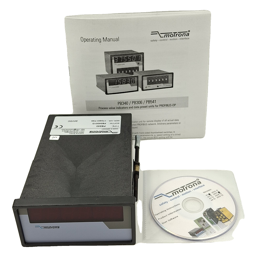 MOTRONA PB340 Dijital Gösterge / Sayıcı Profibus Encoder Sayıcısı
