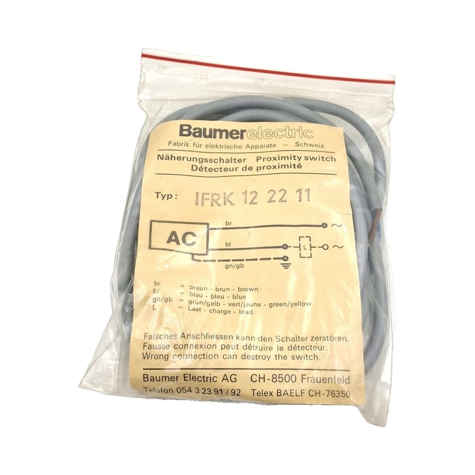BAUMER IFRK 12.22.11 M12 Endüktif Sensör