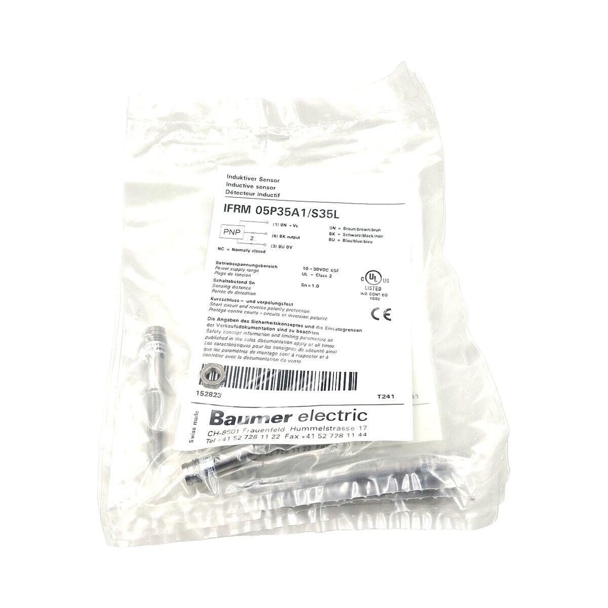 BAUMER IFRM 05P35A1 S35L Endüktif Sensör PNP