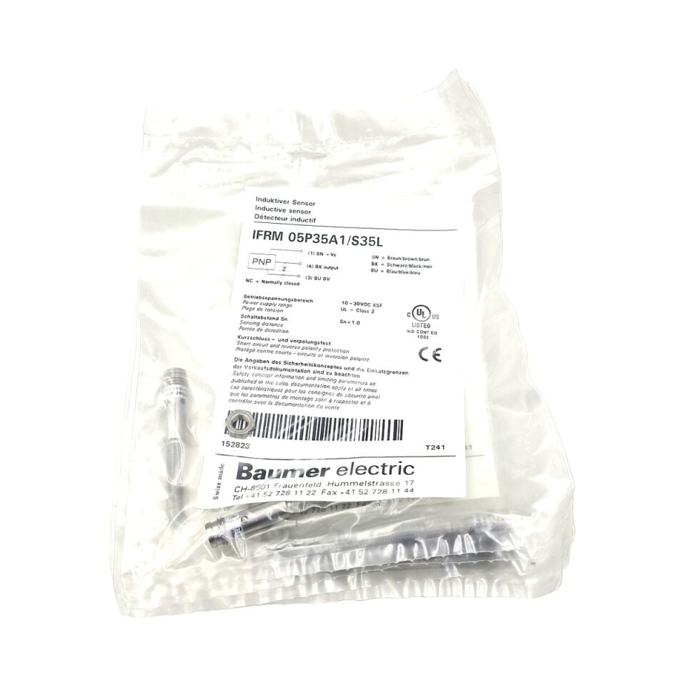 BAUMER IFRM 05P35A1 S35L Endüktif Sensör PNP