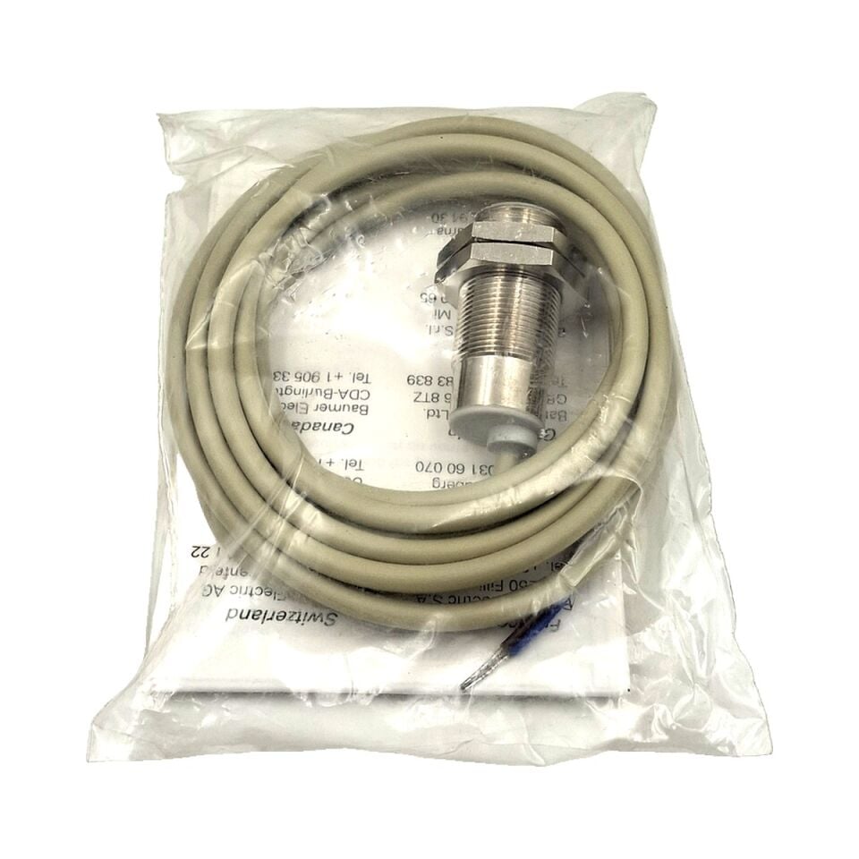 BAUMER MDRM 18U9524 M18 Manyetik Enkoder Sensör, Analog Gerilim Çıkışlı