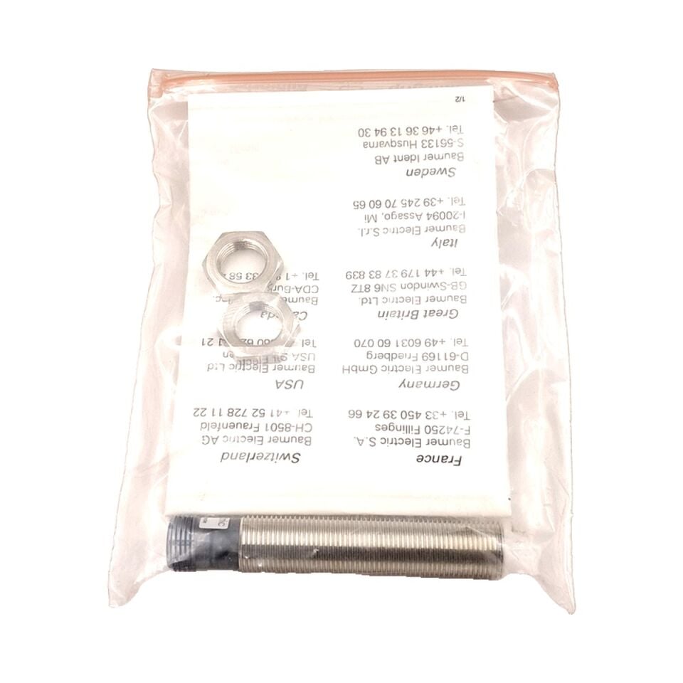 BAUMER UNAM 12U9914 S14 Ultrasonik Mesafe Sensörü Analog Çıkışlı
