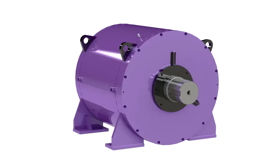 Comer Powertech SY64 FLUID 600 Tork Motor 600mm 64p IP54 Likit Soğutma Verim 97% Maks. Tork 55300 Nm